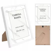 Nuotraukų rėmelis 20x30 pastatomas baltas