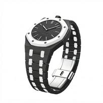 Dirželis Royal Pop Swatch X AP kišeniniam laikrodžiui Keitiklis į apyrankę Laikrodžio apyrankės pakeitimas Correa Aksesuarai Keraminis dirželis+Korpusas For Royal POP gray