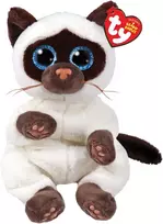 Ty Beanie Babies Miso Sijamo Katytė 15 cm - Minkštas pliušinis žaislas vaikams