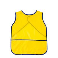 Waterproof Painting Aprons with  3 Pockets Kids Apron Cleaning Apron Kids Art Smock  3-8 Years S yellow