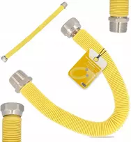 Lankstus dujų žarna 60 cm, 1/2 colio, ištraukiama