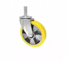 Aliuminio-poliuretano ratas su 180mm diametru ir M18x65mm tvirtinimu