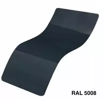 Ral 5008 poliesterinis miltelinis dažas, glotnus blizgesys
