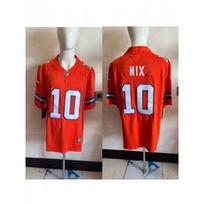 Denver Broncos NFL Futbolo Džersis Vyriškas Individualiai Siuvinėtas Žaidimo Treniruočių Vienodas Dydis S Iki 3XL Broncos Vintage Orange 10 Gen 2