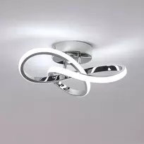 Toolight Tealight led lubinis šviestuvas modernus sidabro spalvos sietynas 30w 6500k svetainei