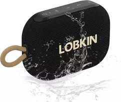 Kompiuterio kolonėlės Lobkin nešiojama bluetooth kolonėlė bt5.4, nešiojama belaidė kolonėlė su mini dizainu, įmontuotu mikrofonu, ip67 atspari vandeniui, laisvų rankų funkcija, tinkama namams ir stovyklavimui lauke
