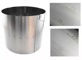 Reguliuojama torto forma 20cm aukščio, 18-30cm skersmens