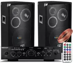 Kompiuterio kolonėlės Dibeisi Kolonėlių komplektas 600w stiprintuvas bluetooth radio usb aux
