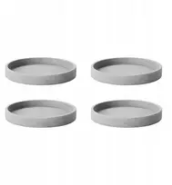 Ikea 4 vnt. boysenbar stovas - vidaus/lauko, šviesiai pilkas, 15 cm