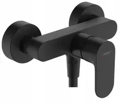 Hansgrohe Rebris S Dušo maišytuvas montuojamas ant sienos, juodas matinis