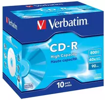 Vinilinė plokštelė Cd-r Verbatim 800mb 10vnt (dėžutė 10 su pakuote) didesnė talpa