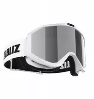 Bollé Slidinėjimo akiniai Bliz Liner, balti su juodu logotipu / rožiniai ir sidabriniai veidrodiniai, Os