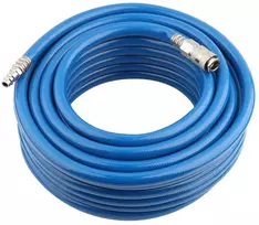 15 m suspausto oro žarna Pvc kompresoriaus oro žarna su greita jungtimi 20 barų 60 kg/cm² 850 psi oro žarnos priedai pneumatiniams įrankiams, mėlyna