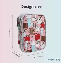 Looen 62 dalių mezgimo virbalų rinkinys 18 dydžių 2 mm - 10 mm spalvingi bambukiniai mezgimo virbalai su 44 dalių siūlų mezgimo "pasidaryk pats" amatų įrankių priedais, rožinis katinas, klasikinis