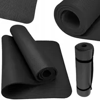 Sportforfun Nbr kilimėlis fitnesui, jogai, aerobikai, storas, tvirtas, didelis kilimėlis 10 mm