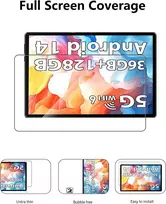 2 vnt. grūdinto stiklo ekrano apsauga, skirta pixpeak 10 colių android planšetiniam kompiuteriui - didelis skaidrumas, atsparumas įbrėžimams, apsauga nuo pirštų atspaudų