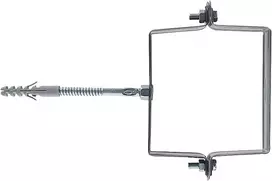 Fischer scp 501307 scp latakai ir latakų kvadratinio skerspjūvio skersmuo 100 mm su varžtu ir kaiščiu s 10 galvanizuotas