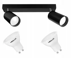 Led lubinis šviestuvas su 2x Gu10 5,5w Led lemputėmis