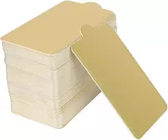 100 mini tortų padėklų rinkinys, stačiakampiai auksinio popieriaus putėsių tortų padėklai, keksiukų pagrindai, mini tortų desertų pateikimo padėklai vestuvėms, gimtadieniui, vakarėliui (l)