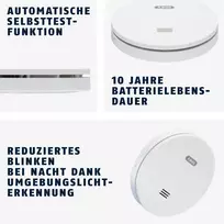 Dūmų detektorius Abus Rwm160 su 10 metų baterija