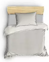 Patalynės komplektas Nuit Des Rêves elegant cream xl antklodės užvalkalų komplektas (1 antklodės užvalkalas 155x200 cm, 1 pagalvės užvalkalas 80x80 cm) | 80% medvilnė, 20% poliesteris, 229 siūlų skaičius | galima skalbti skalbimo mašinoje 30°c temperatūroje, twin