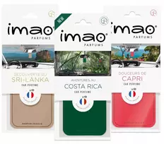 Imao Automobilio kvapas rinkinys 3 Kortelės Costa Rica / Capri / Sri-lanka