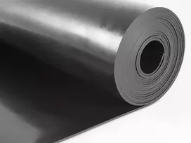 Guminė epdm plokštė, atspari karščiui, 1 mm storio, universali medžiaga