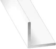 Cqfd pvc kampinis profilis 10 x 10 - 2 m baltas