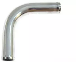 Aliuminis įsiurbimo vamzdis 90 laipsnių 25mm 60cm Turboworks