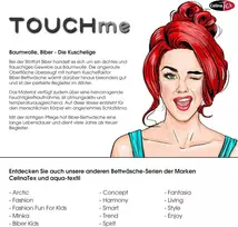 Celinatex Touchme flanelinis patalynės komplektas, 155 x 220 cm, 2 dalių medvilninis antklodės užvalkalų rinkinys, patalynės komplektas vasarai ir žiemai, tinkamas naudoti ištisus metus, lengva priežiūra, filia dots, smėlio/balta/pilka/antracito