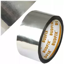 Budfix metalizuota aliuminio folijos garo izoliacinė lipni juosta 100mm 50m