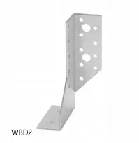 Patvarus sijos laikiklis Dzielone 2, montuojamas, 30x130x75x2,0, dešininis
