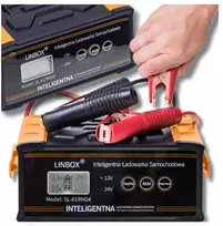 Automobilinis akumuliatorių įkroviklis 24v 12v 25a Agm Start-stop Automatinis