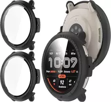 Apsauginis dėklas su ekrano apsauga Amazfit Active 2, 2 vnt. juodas