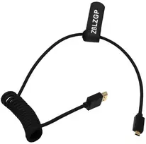 Zblzgp 8k Ultra High Speed Hdmi kabelis 8k 60hz 4k 120hz pintas kabelis Hdmi 2.1 kabelis 48gbps skirtas Tv / Ps5 / Ps4 / Hdtv / Rtx 3080 3090 nešiojamam kompiuteriui projektoriui Smallhd monitoriui Micro Hdmi į Hdmi