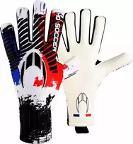 Ho soccer pro evolution squadra negative france unisex suaugusiųjų vartininko pirštinės, mėlyna/balta/raudona, dydis 8