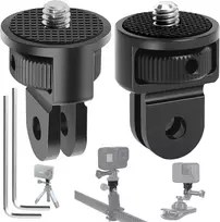 Objektyvas Aliuminio Trikojo Adapteris 1/4" Kameroms, 360° Reguliuojamas
