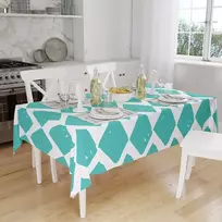 Bonamaison virtuvės dekoratyvinė staltiesė turkio spalvos balta 140 x 160 cm - sukurta ir pagaminta Turkijoje