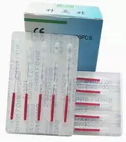 Shen Long adatos akupunktūrai su plastikine rankena 0,12x15 mm 100 vnt.