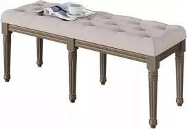 123x43cm Dygsniuotas suoliukas, minkštas suoliukas, taburetės komodoms