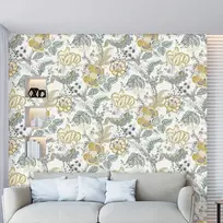 Alzkkll Paisley lipni tapetai 44.5 cm x 3 m kontaktinis popierius nuimami vandeniui atsparūs tapetai dekoratyviniai viniliniai lipni tapetai tinkami virtuvei, vonios kambariui, miegamajam, svetainei