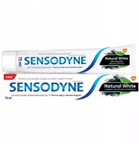 Sensodyne Natural Baltas balinanti dantų pasta su aktyvuota anglimi 75ml
