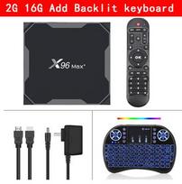 X96 Max Plus Smart TV Box Android 9.0 Amlogic S905X3 Quad Core 4GB 32GB 64GB 2.4G&5.0G Wifi BT4.0 4K 8K HD Set Top Box