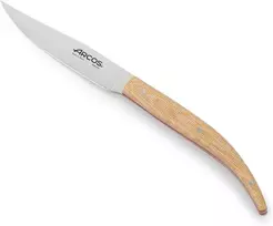Arcos stalo peilis - kepsnių peilis - nitrum nerūdijančio plieno ašmenys 110 mm - abs micarta rankena, ruda spalva
