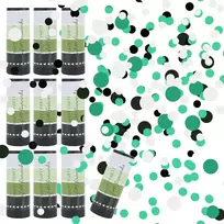 Actoys Xmdn-scpop11-gn 10 rankinių konfeti patrankų rinkinys, konfeti patranka, biologiškai skaidūs, konfeti šaudyklė, konfeti patranka, auksiniai, vestuvėms, gimtadieniui, kūdikio sutiktuvių vakarėliui, vakarėliui