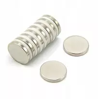 Neodiminis magnetas 20x5 mm N42, stiprus cilindrinis diskas