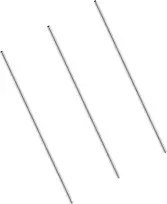 Ventiliatorius Imeistek 304 nerūdijančio plieno vamzdžiai, 3 mm išorinis skersmuo x 0,5 mm sienelės storis, 250 mm ilgis, nerūdijančio plieno vamzdis, tiesus vamzdis (3 vnt.)