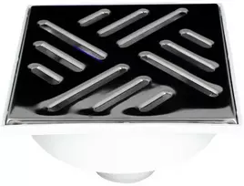 Hydroland Trapas 15x15cm 50 metalinės grotelės vertikalus nutekėjimas ik175