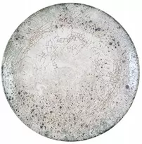 Desertinė porcelianinė lėkštė apvali plokščia pilka Wilmax 21 cm