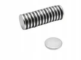 Neodiminis magnetas 20x2,5 mm N38, 10 vnt.